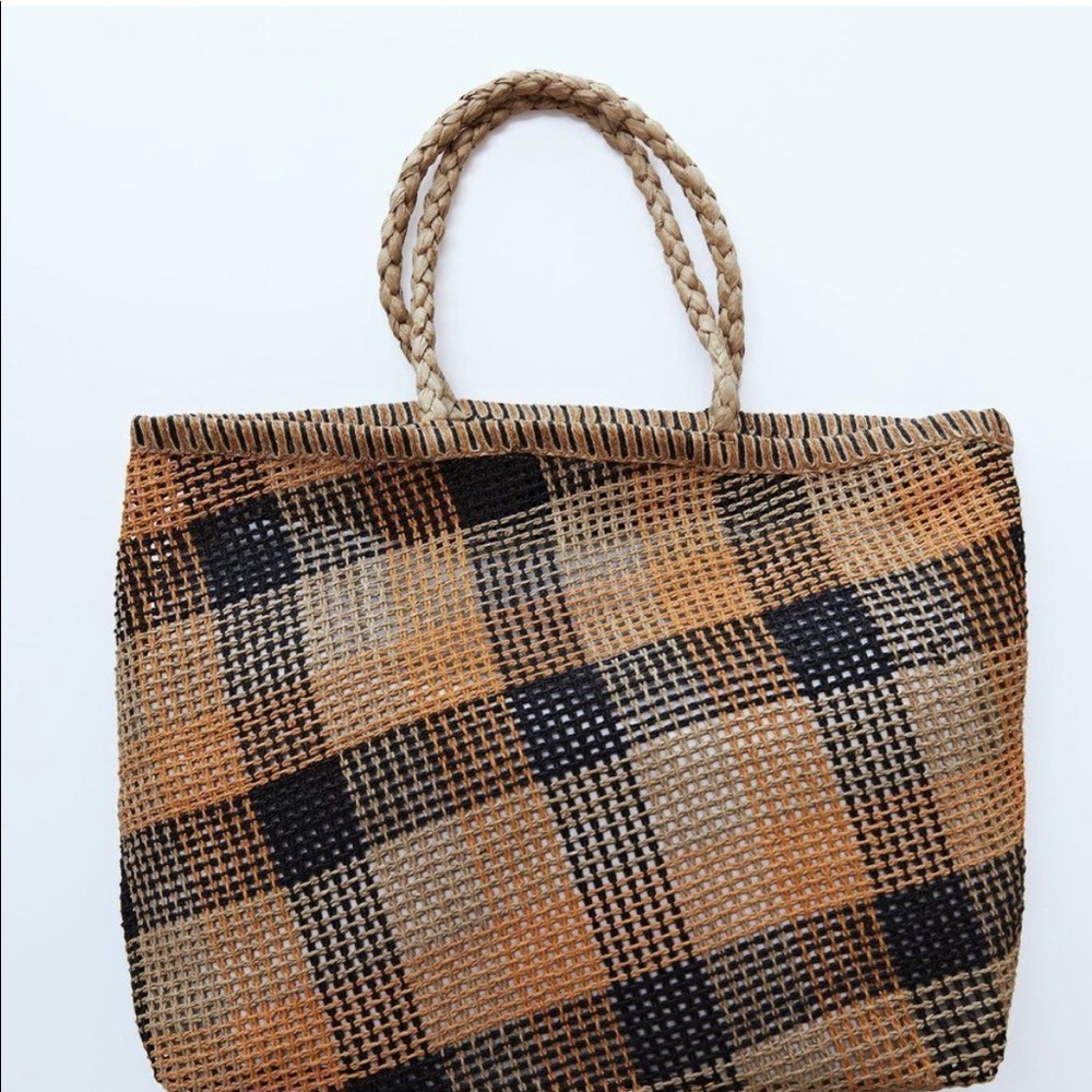 New Zara woven tote bag - Picture 3 of 6